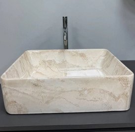 Раковина для ванної VBI Asti M 48х37 см кераміка Labradorite VBI-013005