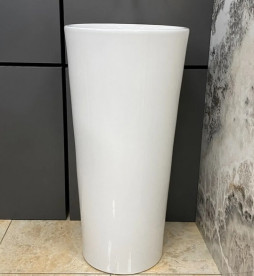 Раковина для ванної VBI Atessa підлогова ⌀40 см кераміка білий VBI-019027