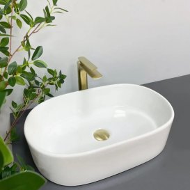 Раковина для ванної кімнати VBI AVERSA 56x35,5 см кераміка білий VBI-014200