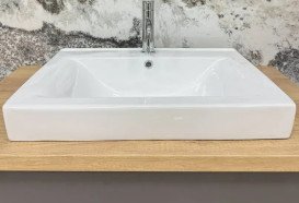 Раковина для ванної кімнати VBI Bagnara 60×45 см кераміка білий VBI-018062