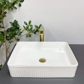 Раковина для ванної кімнати VBI BRESCIA 51x34,5 см кераміка білий VBI-013900