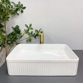 Раковина для ванної кімнати VBI BRESCIA 51x34,5 см кераміка білий VBI-013900