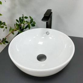 Раковина для ванної кімнати VBI BRUNICO 43,5x44 см кераміка білий VBI-015200