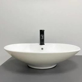 Раковина для ванної VBI Carovilli 60х38 см кераміка білий VBI-015504