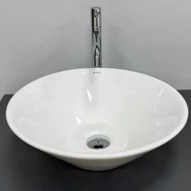 Раковина для ванной VBI Coffa ⌀42 см керамика белый VBI-012623