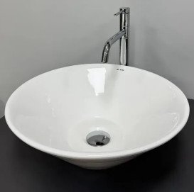 Раковина для ванной VBI Coffa ⌀42 см керамика белый VBI-012623