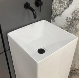 Раковина для ванної VBI Ellera 40х41 см кераміка білий VBI-019025