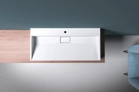 Раковина для ванной VBI Este 100х46 см искусственый камень белый VBI-019921