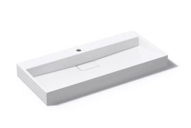 Раковина для ванной VBI Este 100х46 см искусственый камень белый VBI-019921