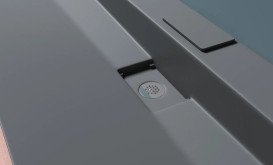 Раковина для ванної VBI Este 120х46 см штучний камінь чорний VBI-019928