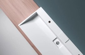 Раковина для ванной VBI Este 120х46 см искусственый камень белый VBI-019927