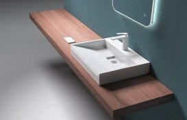 Раковина для ванной VBI Este 50х38 см искусственый камень белый VBI-019901