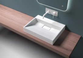 Раковина для ванной VBI Este 50х38 см искусственый камень белый VBI-019902