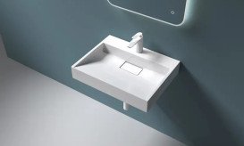 Раковина для ванной VBI Este 60х38 см искусственый камень белый VBI-019905