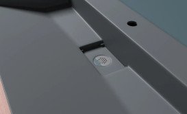 Раковина для ванної VBI Este 70х46 см штучний камінь чорний VBI-019911