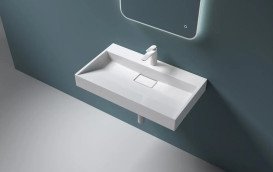 Раковина для ванної VBI Este 70х46 см штучний камінь білий VBI-019909