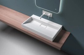 Раковина для ванної VBI Este 70х46 см штучний камінь білий VBI-019910