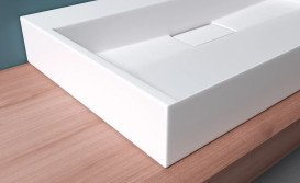 Раковина для ванної VBI Este 70х46 см штучний камінь білий VBI-019910