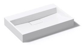 Раковина для ванної VBI Este 70х46 см штучний камінь білий VBI-019910