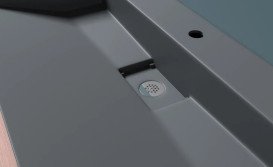 Раковина для ванної VBI Este 80х46 см штучний камінь чорний VBI-019915