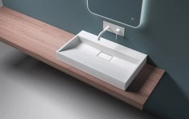 Раковина для ванної VBI Este 80х46 см штучний камінь білий VBI-019914