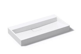 Раковина для ванной VBI Este 90х46 см искусственый камень белый VBI-019918