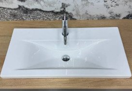 Раковина для ванной VBI Fanusa 81х40 см керамика белый VBI-018065