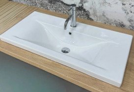 Раковина для ванной VBI Fanusa 81х40 см керамика белый VBI-018065