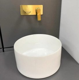 Раковина для ванной VBI Farini ⌀36 см керамика белый VBI-016605