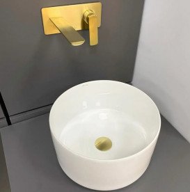 Раковина для ванної VBI Farini ⌀36 см кераміка білий VBI-016605