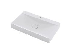 Раковина для ванної VBI Forino 120х48 см штучний камінь білий VBI-019934