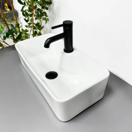 Раковина для ванної кімнати VBI Forli 50x25 см кераміка білий VBI-011102