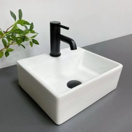 Раковина для ванної кімнати VBI KOMO 33,5x29,5 см кераміка білий VBI-015600