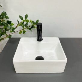 Раковина для ванної кімнати VBI KOMO 33,5x29,5 см кераміка білий VBI-015600