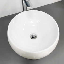 Раковина для ванной VBI LATERZA 36,5x36,5 см керамика белый VBI-015801