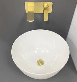 Раковина для ванної VBI Lerici ⌀41,5 см кераміка білий VBI-016601