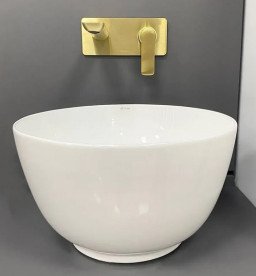 Раковина для ванної VBI Lerici ⌀41,5 см кераміка білий VBI-016601