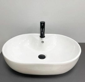 Раковина для ванной VBI Liscia 60,5х42,5 см керамика белый VBI-015505