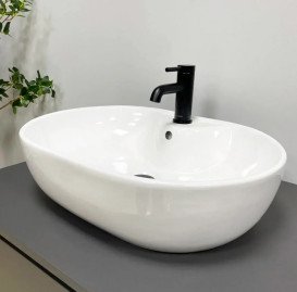 Раковина для ванной VBI Liscia 60,5х42,5 см керамика белый VBI-015505