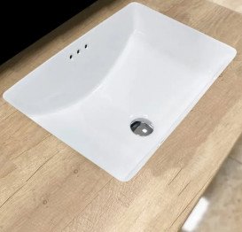 Раковина для ванной VBI Mallare M 54х41 см под столешницу керамика белый VBI-018054