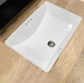 Раковина для ванной VBI Mallare M 54х41 см под столешницу керамика белый VBI-018054