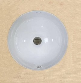 Раковина для ванной VBI Marzano ⌀35 см под столешницу керамика белый VBI-018061