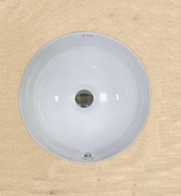 Раковина для ванной VBI Marzano S ⌀33 см под столешницу керамика белый VBI-018060