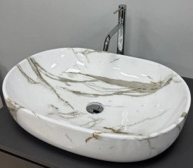 Раковина для ванной VBI Modena 59х42 см керамика lava VBI-012006