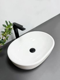 Раковина для ванної кімнати VBI MODENA S 47,5x34 см кераміка білий VBI-012001