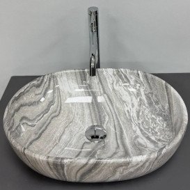 Раковина для ванної VBI Modena S 48,5х35 см кераміка grey onyx VBI-012009