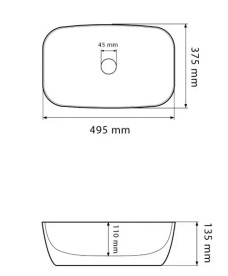Раковина для ванной VBI Olbia 49,5х37,5 см керамика grey stone glossy VBI-014302