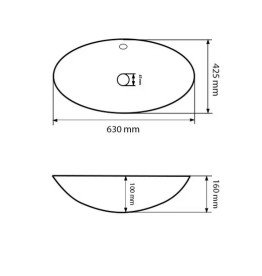Раковина для ванной VBI Olivella 63х42,5 см керамика белый VBI-012902