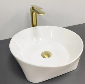 Раковина для ванної VBI Panni ⌀40 см кераміка білий VBI-016500