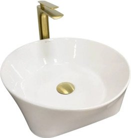 Раковина для ванної VBI Panni ⌀40 см кераміка білий VBI-016500